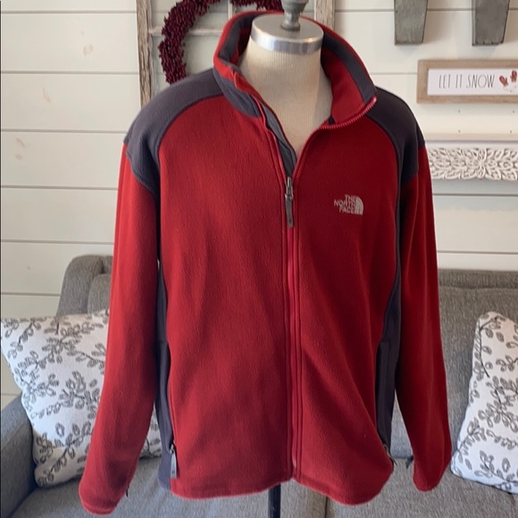 North Face Fleece Zip Up Large - Picture 1 of 4